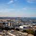 Ma soprattutto a colpirci  il magnifico panorama che si spiega davanti ai nostri occhi: la Bari che si affaccia sul mare. C il Porto con la colmata di Maribella in via di completamento...
